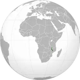 موقعیت مالاوی