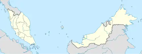کوالا ترنگگانو در مالزی واقع شده