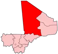 استان تمبوکتو در نقشه مالی