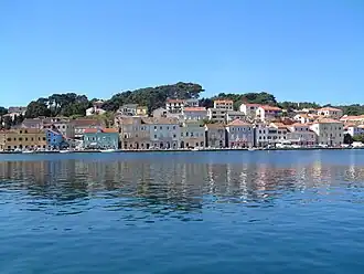 View over Mali Lošinj
