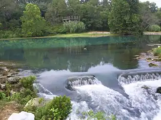 Mammoth Spring, a National Natural Landmark in Fulton County