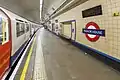 Eastbound platform looking north