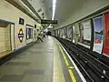 Westbound platform looking north