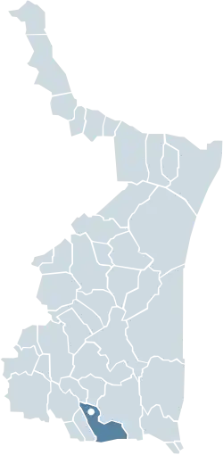 موقعیت سیوداد مانته در نقشه