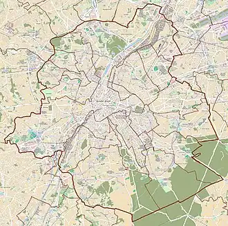 کاخ سلطنتی بروکسل در Brussels واقع شده