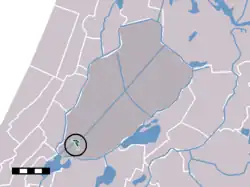 The town of Abbenes in the municipality of Haarlemmermeerr