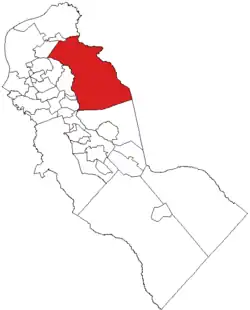 موقعیت چری هیل Township در شهرستان کمدن.