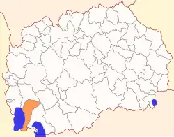 موقعیت Municipality of Ohrid