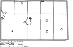 موقعیت گرین اسپرینگ در سنکا کانتی