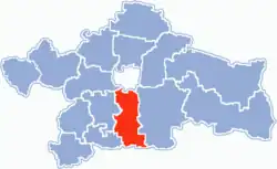 موقعیت گمینا یوخنوویتس کوشچیلنه در نقشه