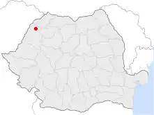 Location of Marghita