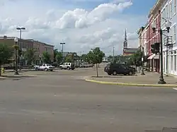 A view of Market Street Plaza in Historic
Boneyfiddle