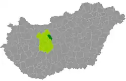 موقعیت ناحیه مارتونواشار در نقشه