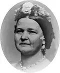Portrait photograph of Mary Lincoln