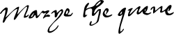 امضاء ماری یکم