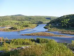 Confluence of Matapédia and Restigouche Rivers