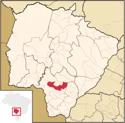 Location in برزیل