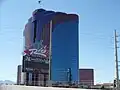 Rio with an advertisement for Penn & Teller