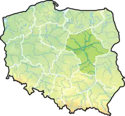 Location within Poland