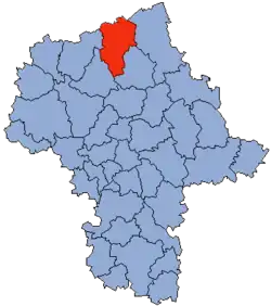 موقعیت شهرستان پژاسنش در نقشه