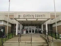 The McCurtain County Courthouse is located downtown in Idabel.