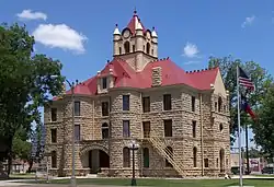 The McCulloch County Courthouse in Brady