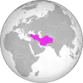 اوج گستره شاهنشاهی ماد در دوران فرمانروایی هووخشتره