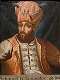 نگاره‌ای از سلطان محمد چهارم، نگهداری شده در موزه وین