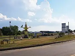 View of Front Street in Melita.