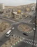 نمایی از بالای مسجد المهدی به سمت شمال