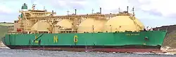 تانکر LNG Rivers در برست.