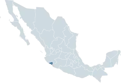 Location of the state of کولیما