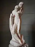 پیه تا روندانینی (pietà rondanini) تندیسی مرمرین از وی به ارتفاع ۱۹۵ سانتی متر است که نسخهٔ اولیه اش در ۵۳_۱۵۵۲ تراشیده شد و سپس از حدود ۱۵۵۵ تا ۱۵۶۴ بار دیگر روی آن کار شد. امروزه در موزهٔ قصر سفورزا در میلان نگه داری می‌شود.