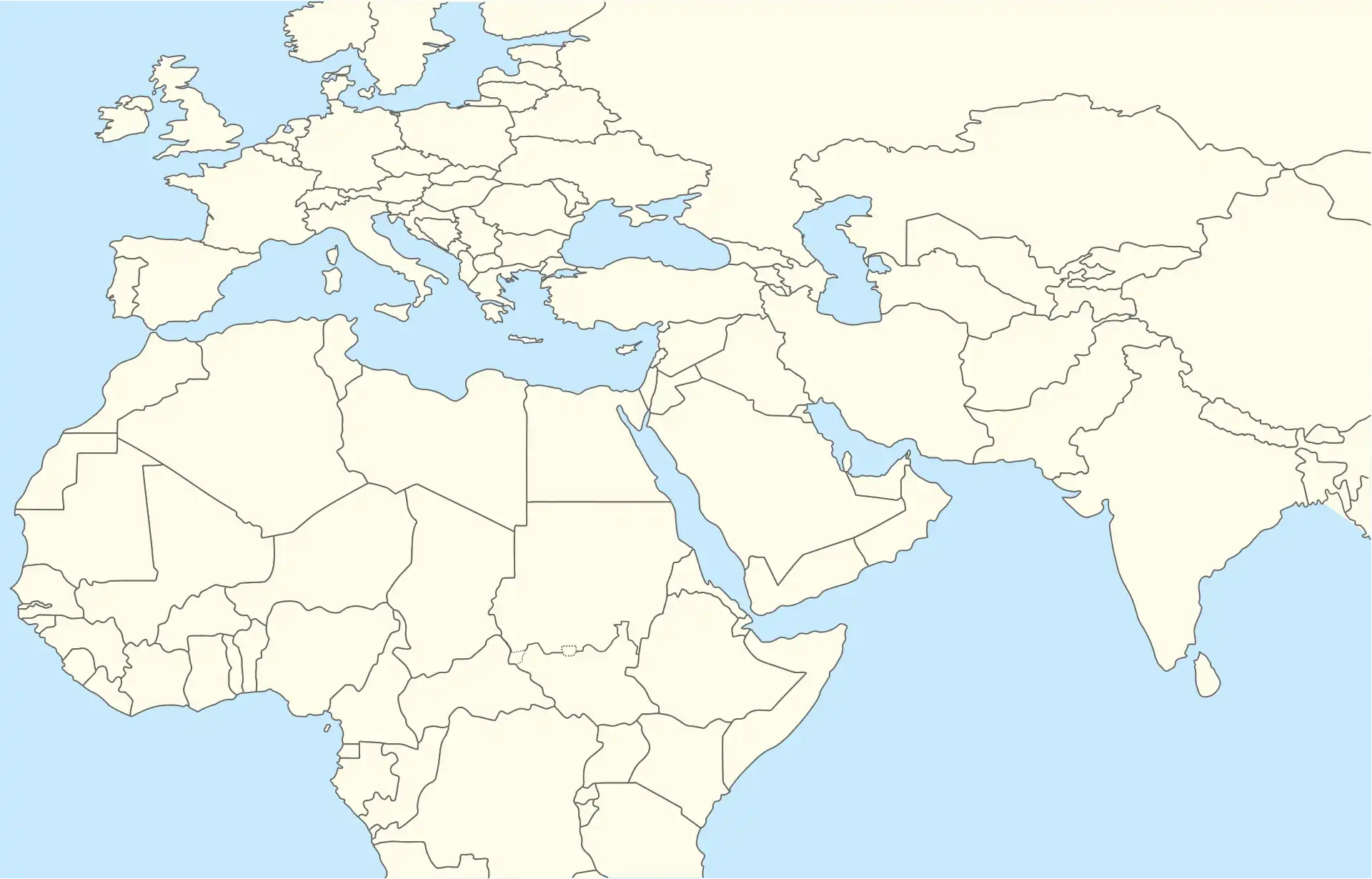 خلیج فارس در غرب آسیا واقع شده