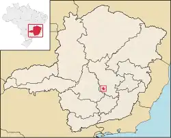 Location in میناس گرایس