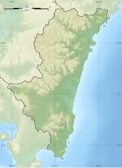 نبرد میمیگاوا در Miyazaki Prefecture واقع شده