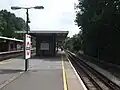 Northbound fast platform looking south (platform 1)