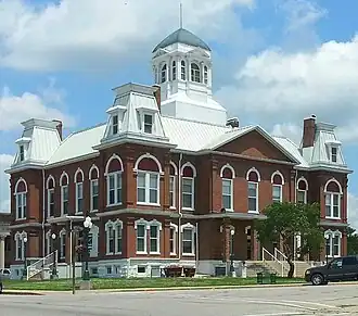Morgan County Courthouse in Versailles, Missouri.