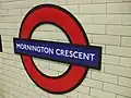 Roundel on the platform