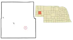 Location of Broadwater, Nebraska