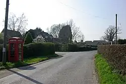 At the junction of Church Road and Hoath Hill (currently unofficially renamed Oat Hill).