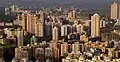 عکسی هوایی از کلان شهر بمبئی