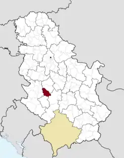 موقعیت لوچانی در نقشه