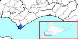 موقعیت Muroran در هوکایدو (Iburi)