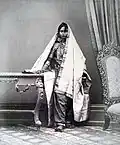 دختر مسلمان که شالوار کامز پوشیده ، ج. ۱۸۷۰