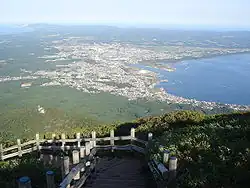 Mutsu city from Kamafuse-yama