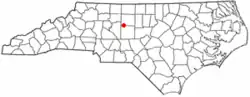 Location of Archdale, North Carolina
