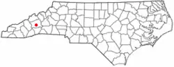 Location of Biltmore Forest, North Carolina