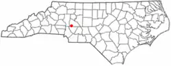 Location of Enochville, North Carolina