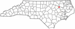 Location of Hassell, North Carolina